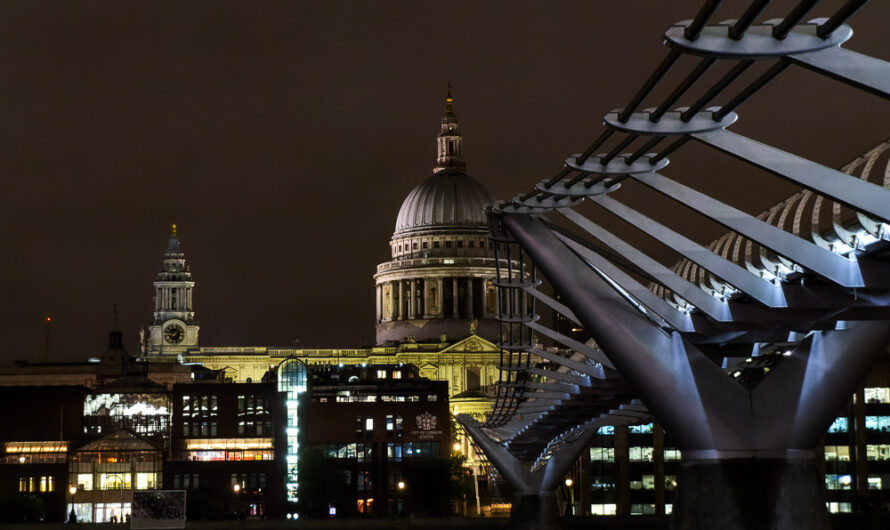 London St. Pauls Millenium Bridge