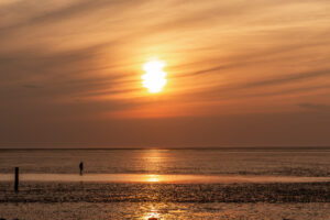 Goldener Sonnenuntergang