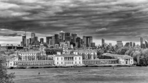 Aussicht von Greenwich Park London